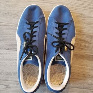 Blue puma womens shoes size 10